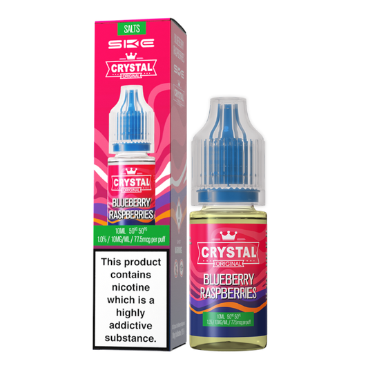 Crystal Nic Salts - Blueberry Raspberries - 10ml