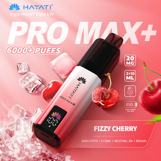 Hayati Pro Max+ 6000 Fizzy Cherry
