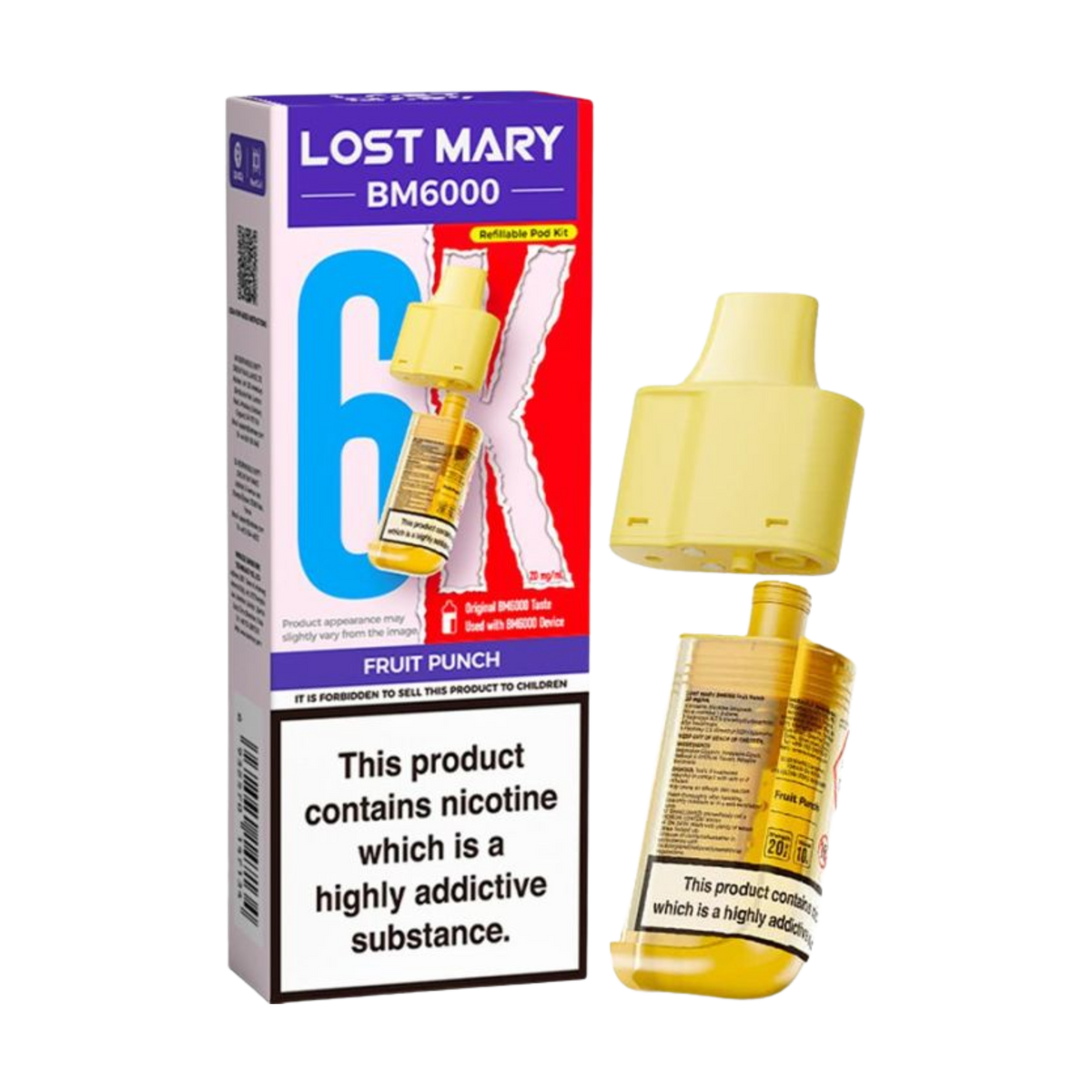 BM6000 Refill Pod Fruit Punch (Pack of 5)