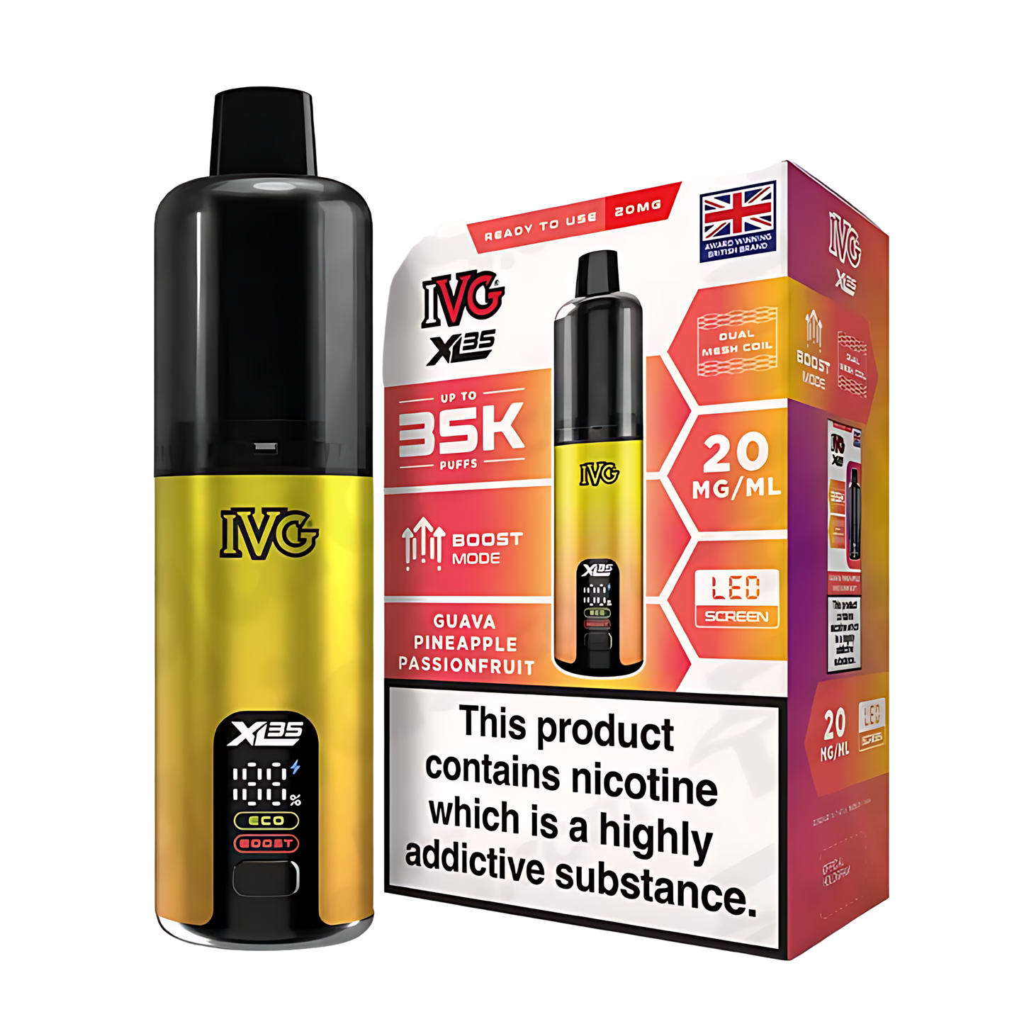 IVG XL 35K Kit Guava Pineapple Passionfruit (Pack of 5)