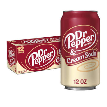 Dr Pepper Cream Soda 12pk