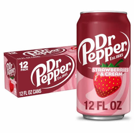 Dr Pepper Strawberry & Cream 12pk