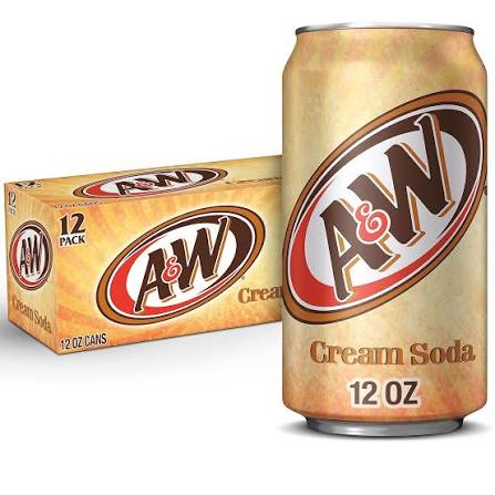 A&W Cream Soda 12pk