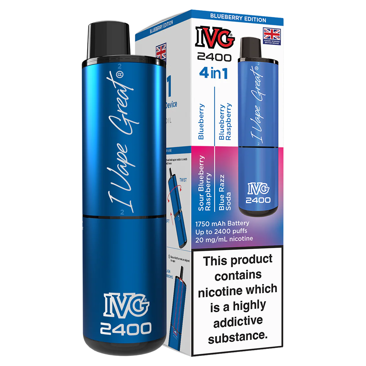 IVG 2400 Blueberry edition