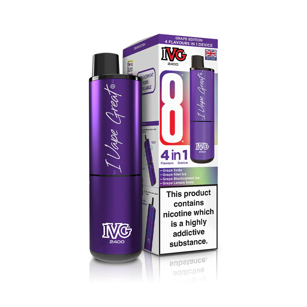 IVG 2400 Grape Ice