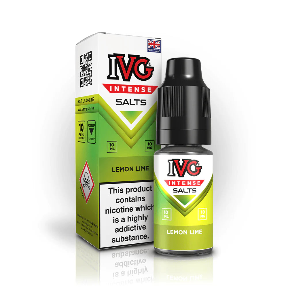 IVG Intense Salts – Lemon Lime (10 Pack)