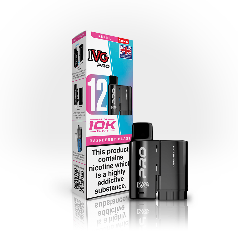 IVG PRO Raspberry Blast Refill Pod