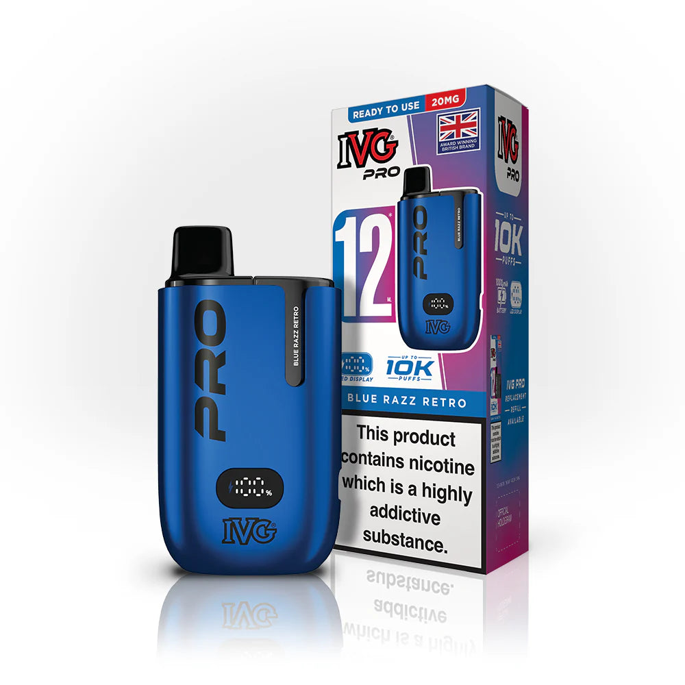 IVG Pro 10K Blue Razz Retro