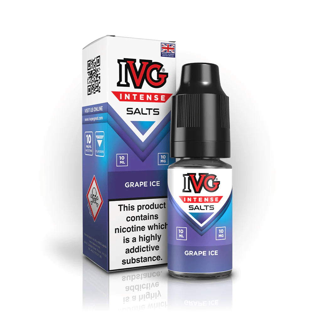 IVG Intense Salts – Grape Ice (10 Pack)