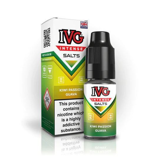 IVG Intense Salts – Kiwi Passionfruit Guava (10 Pack)