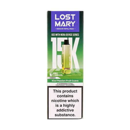 Lost Mary Nera 15K Kiwi Passionfruit Guava Disposable Kit 🇮🇪 Irish