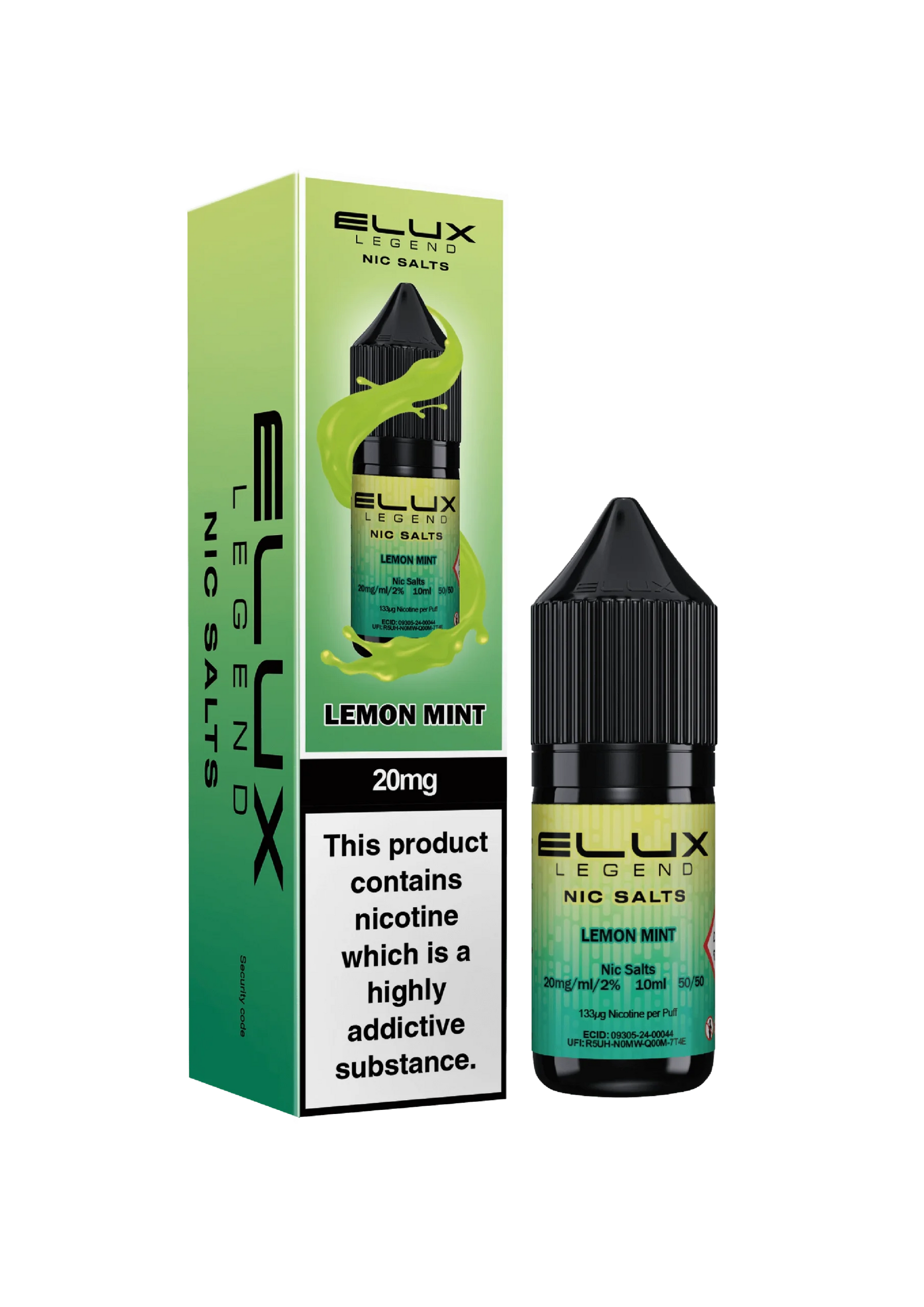 Elux Legend Nicotine salt Lemon mint
