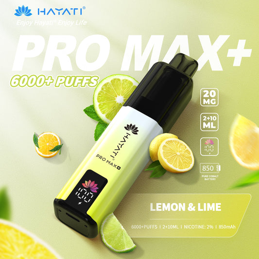 Hayati Pro Max+ 6000 Lemon & Lime
