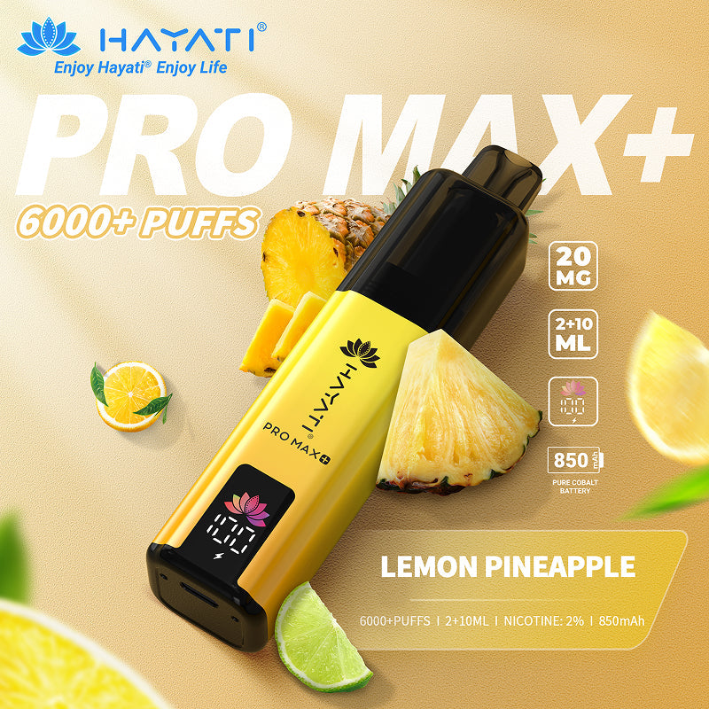 Hayati Pro Max+ 6000 Lemon Pineapple
