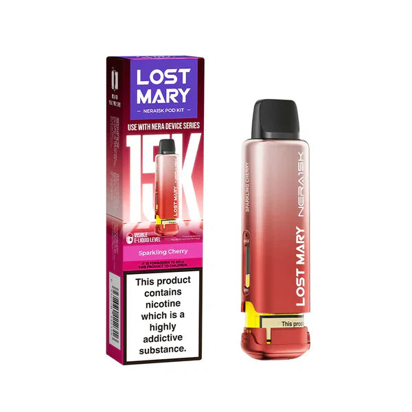 Lost Mary Nera 15K Pods Sparkling cherry