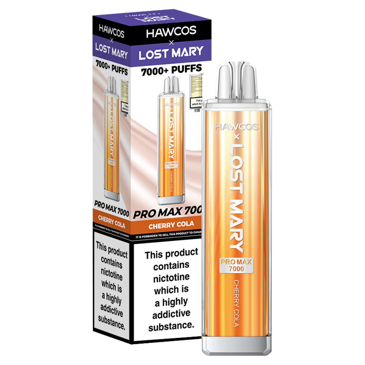 Lost Mary Pro-Max 7000 Cherry Cola (Pack Of 10)