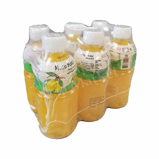 MOGU MOGU - Mango Juice with Nata De Coco 320ml (x6)