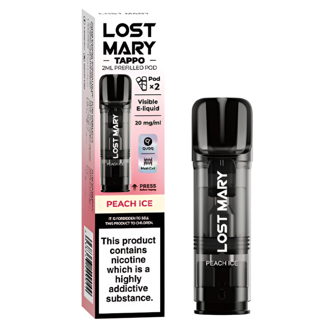 Lost Mary Tappo Pods Peach Ice (Pack Of 10)