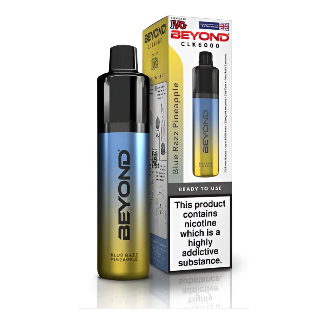 IVG Beyond Clk 6000 Blue Razz Pineapple  (Pack Of 5)