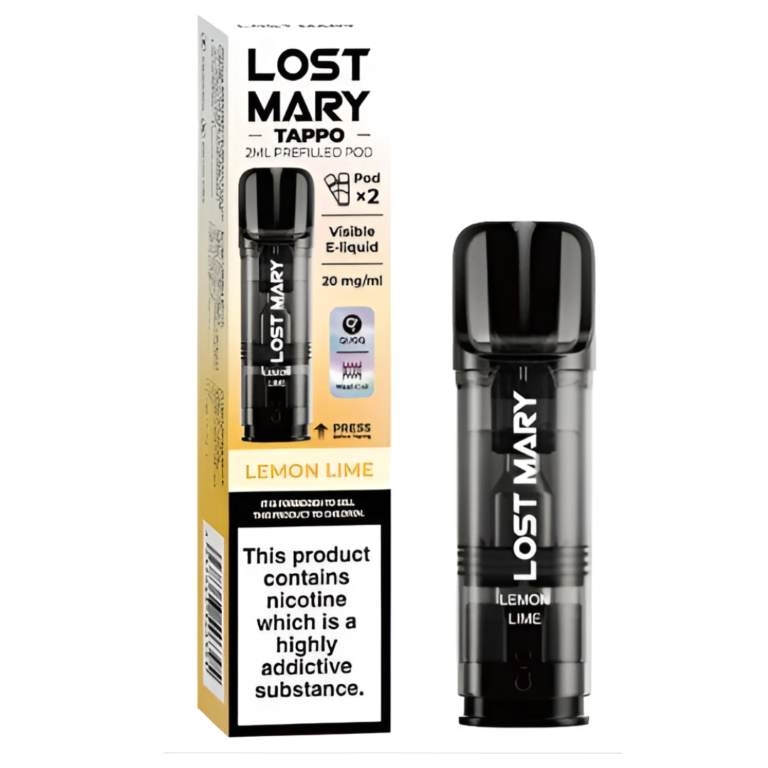 Lost Mary Tappo Pods Lemon Lime (Pack Of 10)