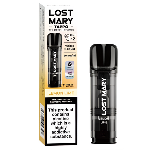 Lost Mary Tappo Pods Lemon Lime (Pack Of 10)