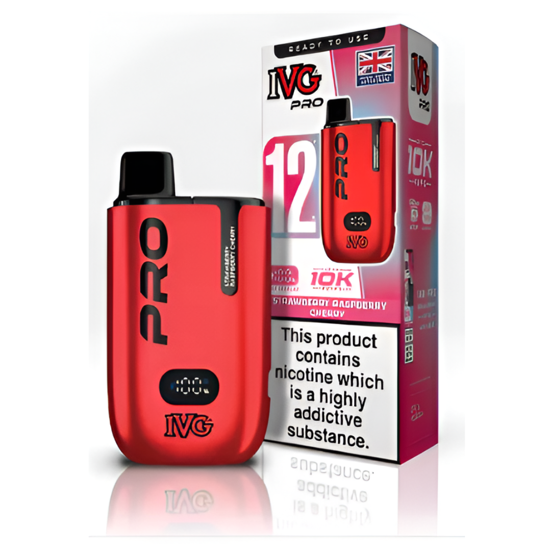 IVG Pro 10K Strawberry Raspberry Cherry (Pack Of 5)