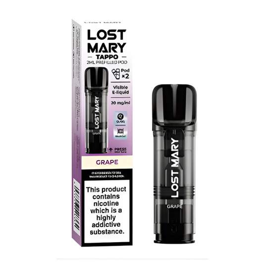 Lost Mary Tappo Pods Grape (Pack Of 10)