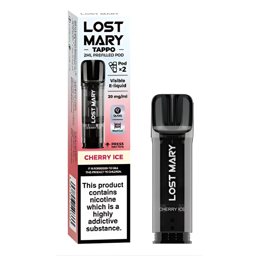 Lost Mary Tappo Pods Cherry Ice (Pack Of 10)