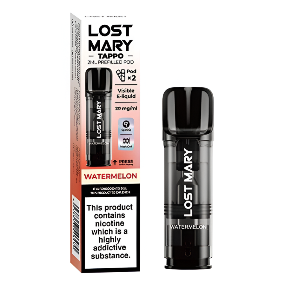 Lost Mary Tappo Pods Watermelon  (Pack Of 10)