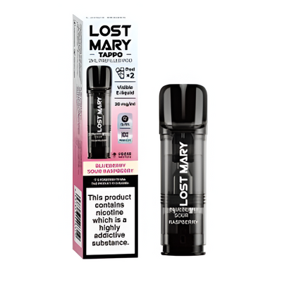 Lost Mary Tappo Pods Blueberry Sour Raspberry (Pack Of 10)