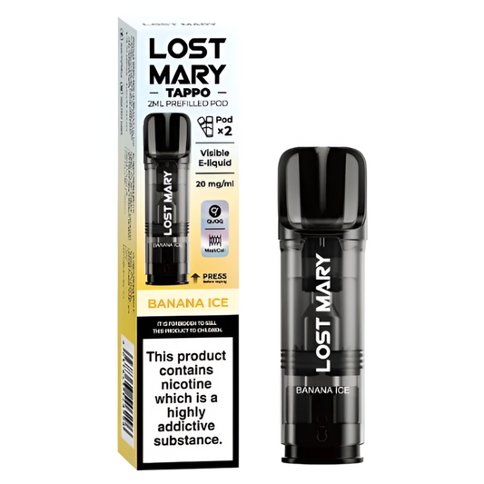 Lost Mary Tappo Pods Banana Ice (Pack Of 10)
