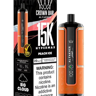 Crown Bar 15000 Peach Ice