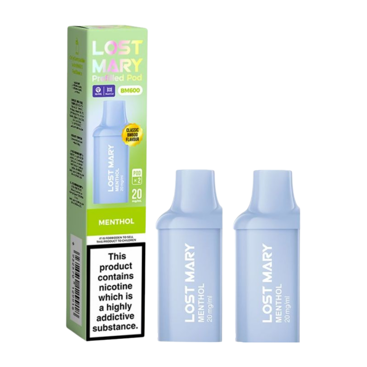 Lost Mary BM600 Menthol (Pack of 10)