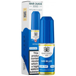 Mr. Blue Nic Salt E-Liquid by Bar Juice 5000