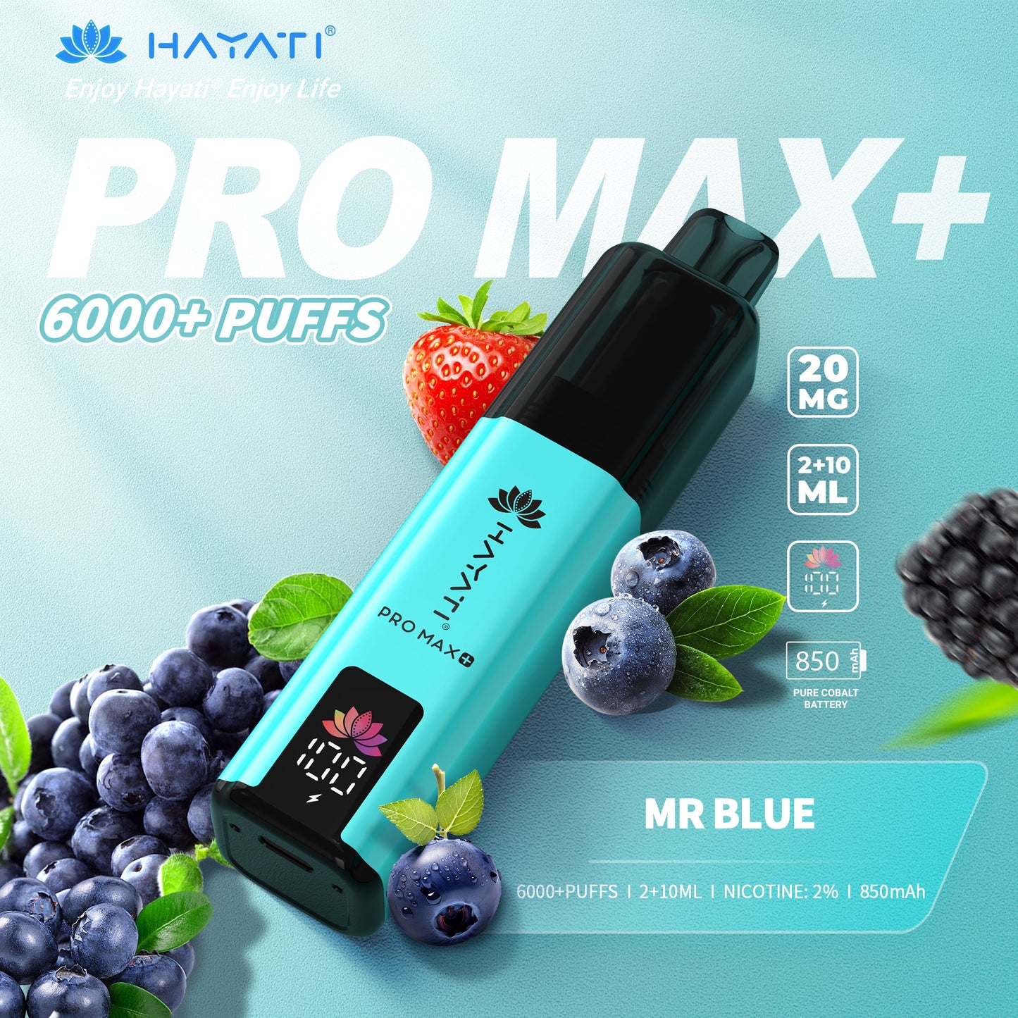 Hayati Pro Max+ 6000 Mr Blue