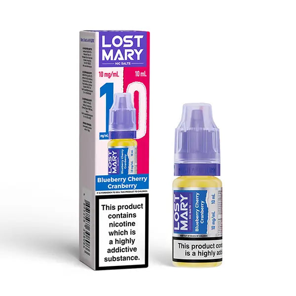 Lost Mary Nic Salt Blueberry Cherry Cranberry  (Pack Of 10)