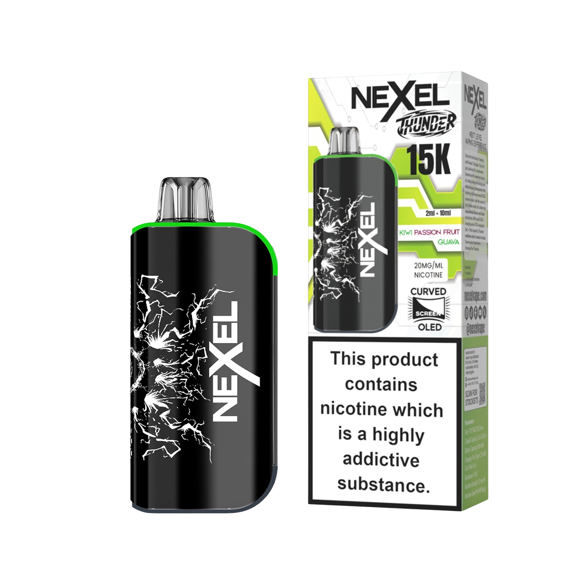 Nexel 15K Pod - Kiwi Passion Guava