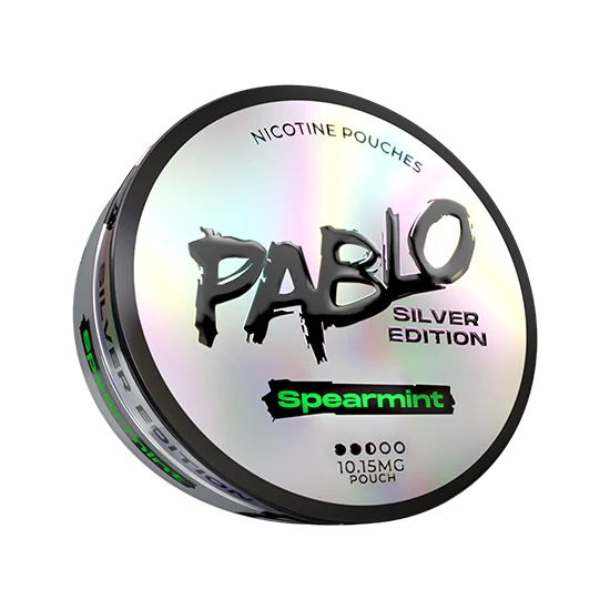 Pablo Silver Edition Spearmint 10mg Pack of 10