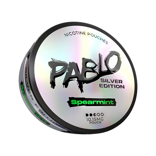 Pablo Silver Edition Spearmint 10mg Pack of 10