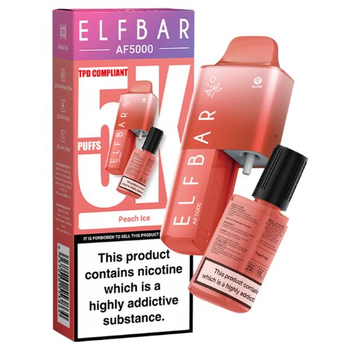 Peach Ice – ELFBAR AF5000 DISPOSABLE POD