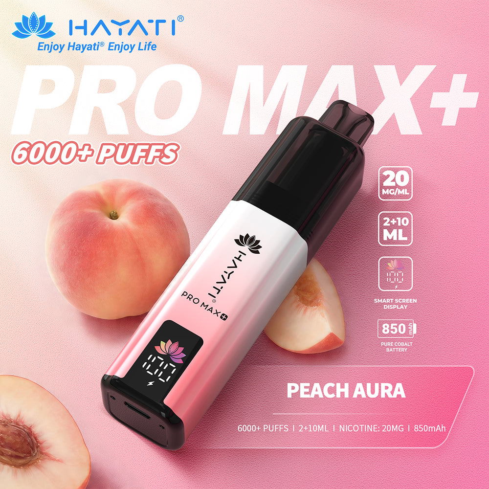 Hayati Pro Max+ 6000 Peach Aura