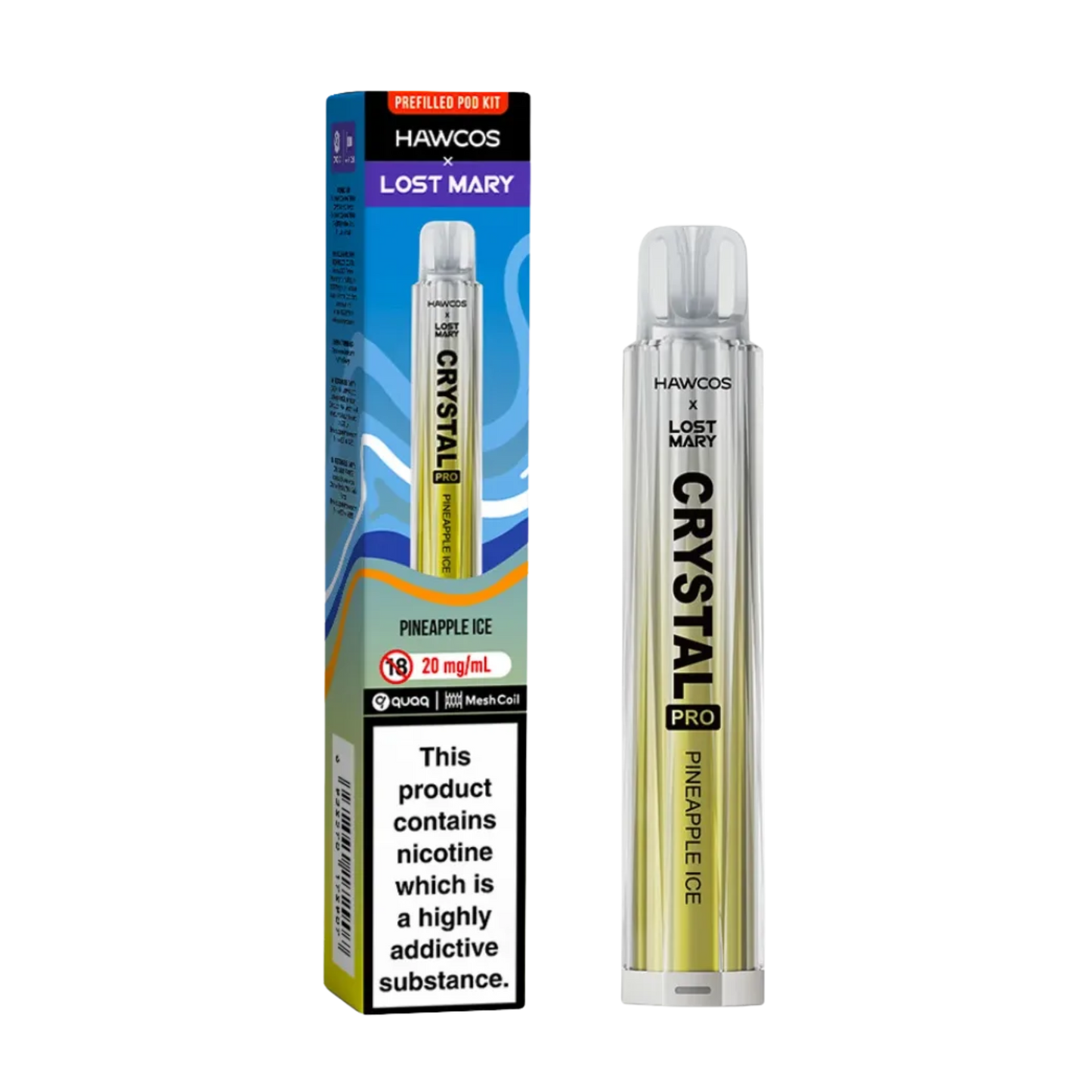 Lost Mary x Hawcos 600 Pineapple Ice