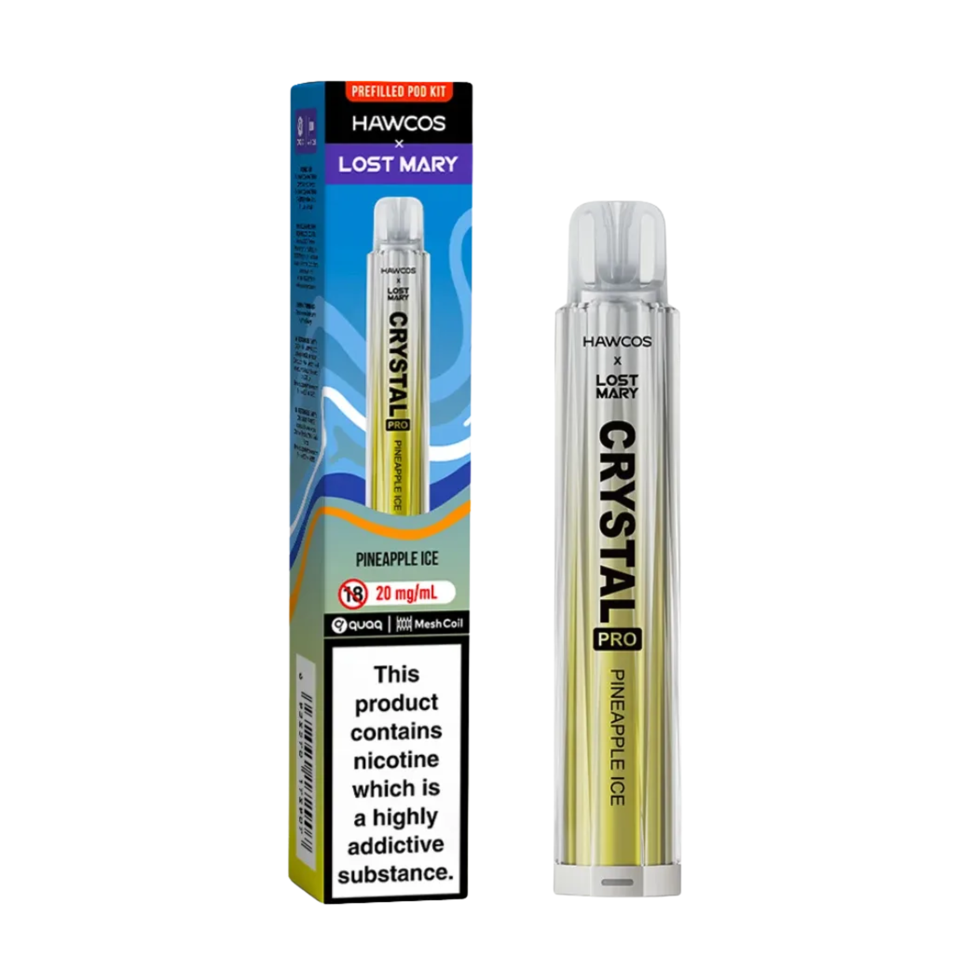 Lost Mary x Hawcos 600 Pineapple Ice