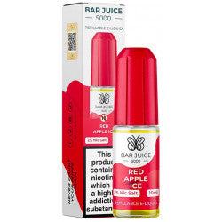 Red Apple Ice Nic Salt E-Liquid by Bar Juice 5000