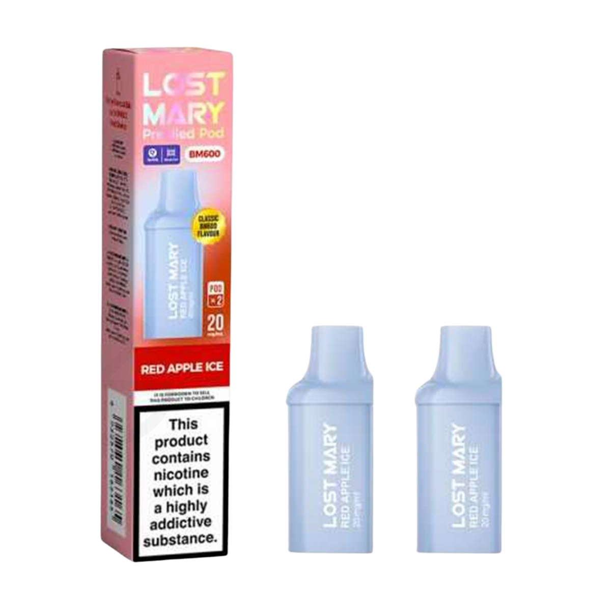 Lost Mary BM600 Red Apple Ice (Pack of 10)