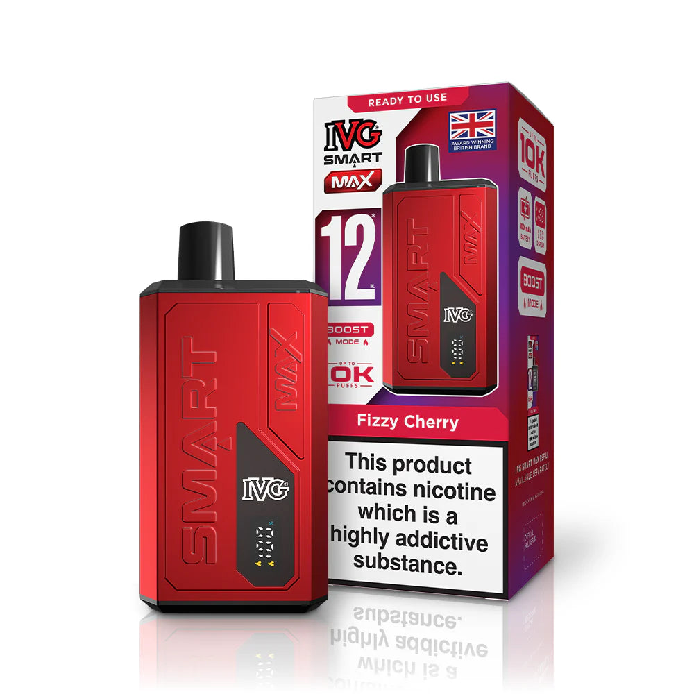 IVG Smart Max Fizzy Cherry Disposable Kit 🇬🇧 British