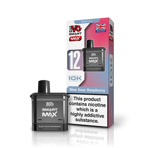 IVG Smart Max Blue Sour Raspberry Refillable Pod 🇮🇪 Irish