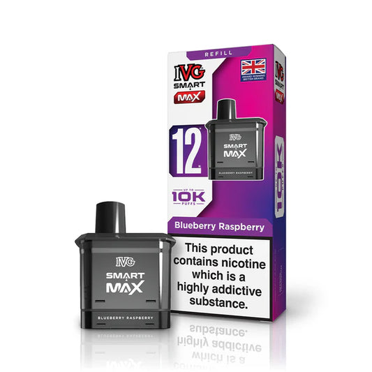 IVG Smart Max Blueberry Raspberry Refillable Pod 🇬🇧🇮🇪 British & Irish