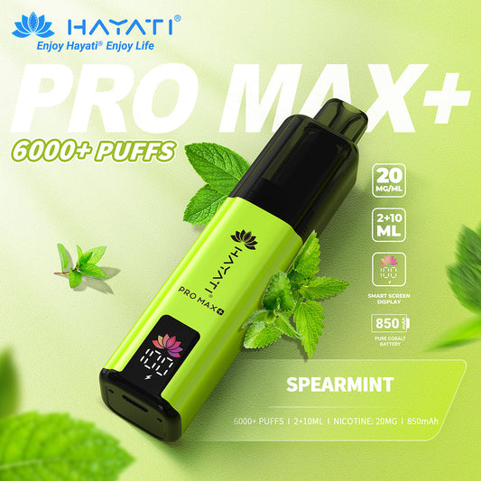 Hayati Pro Max+ 6000 Spearmint
