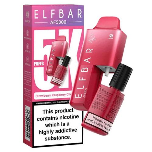 Strawberry Raspberry Cherry Ice – ELFBAR AF5000 DISPOSABLE POD